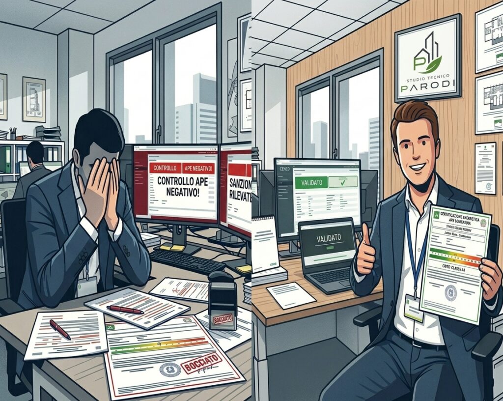 Consulenza APE Lombardia per certificatori energetici: audit e prevenzione sanzioni CENED