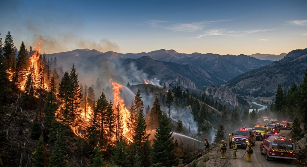 Incendi nel mondo nel 2026