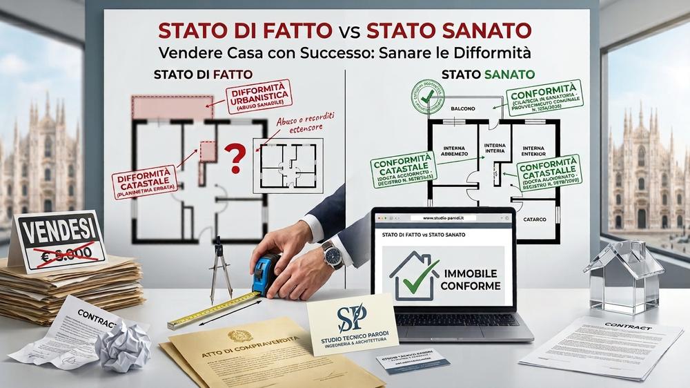Verifica di difformità catastale e urbanistica prima del rogito con lo Studio Tecnico Parodi