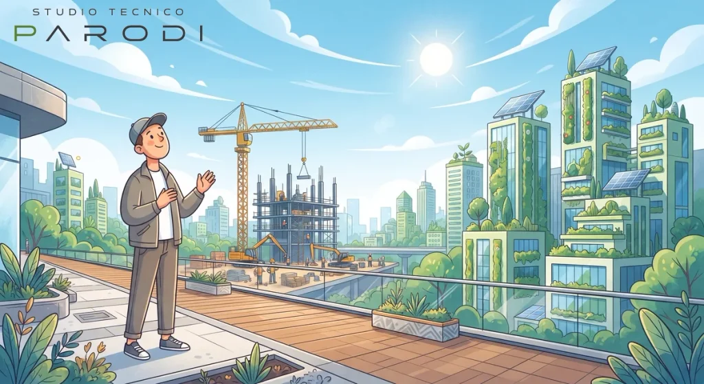 Ingegnere Studio Tecnico Parodi tra
edilizia sostenibile e cantiere green a
San Donato Milanese