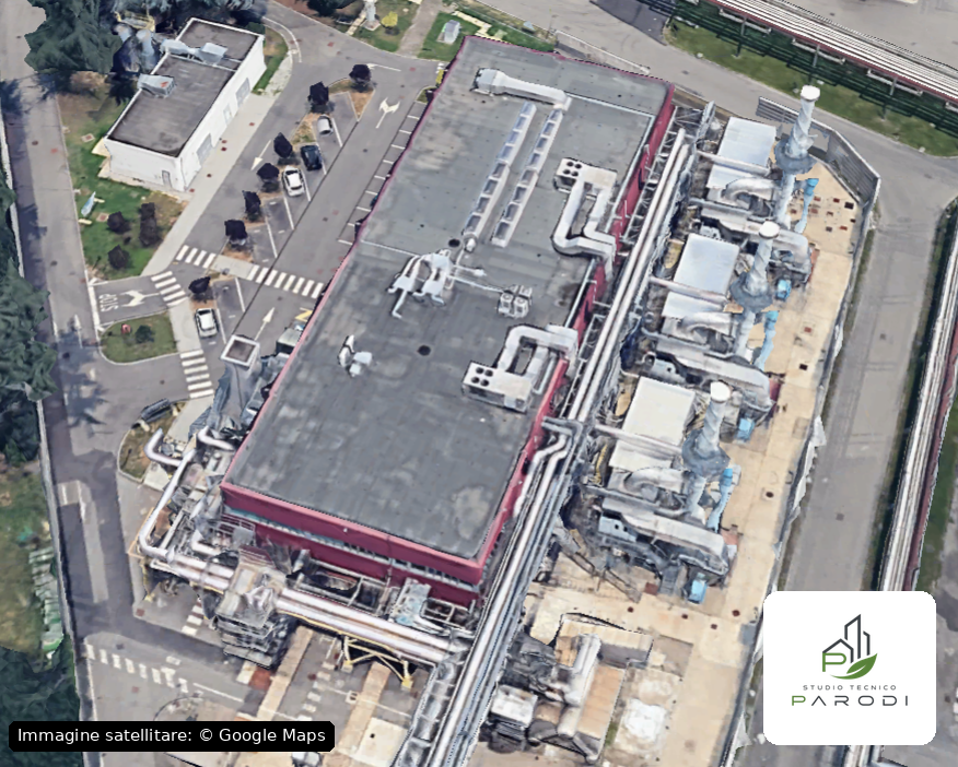 Centrale storica del teleriscaldamento di Metanopoli, San Donato Milanese, voluta da Enrico Mattei